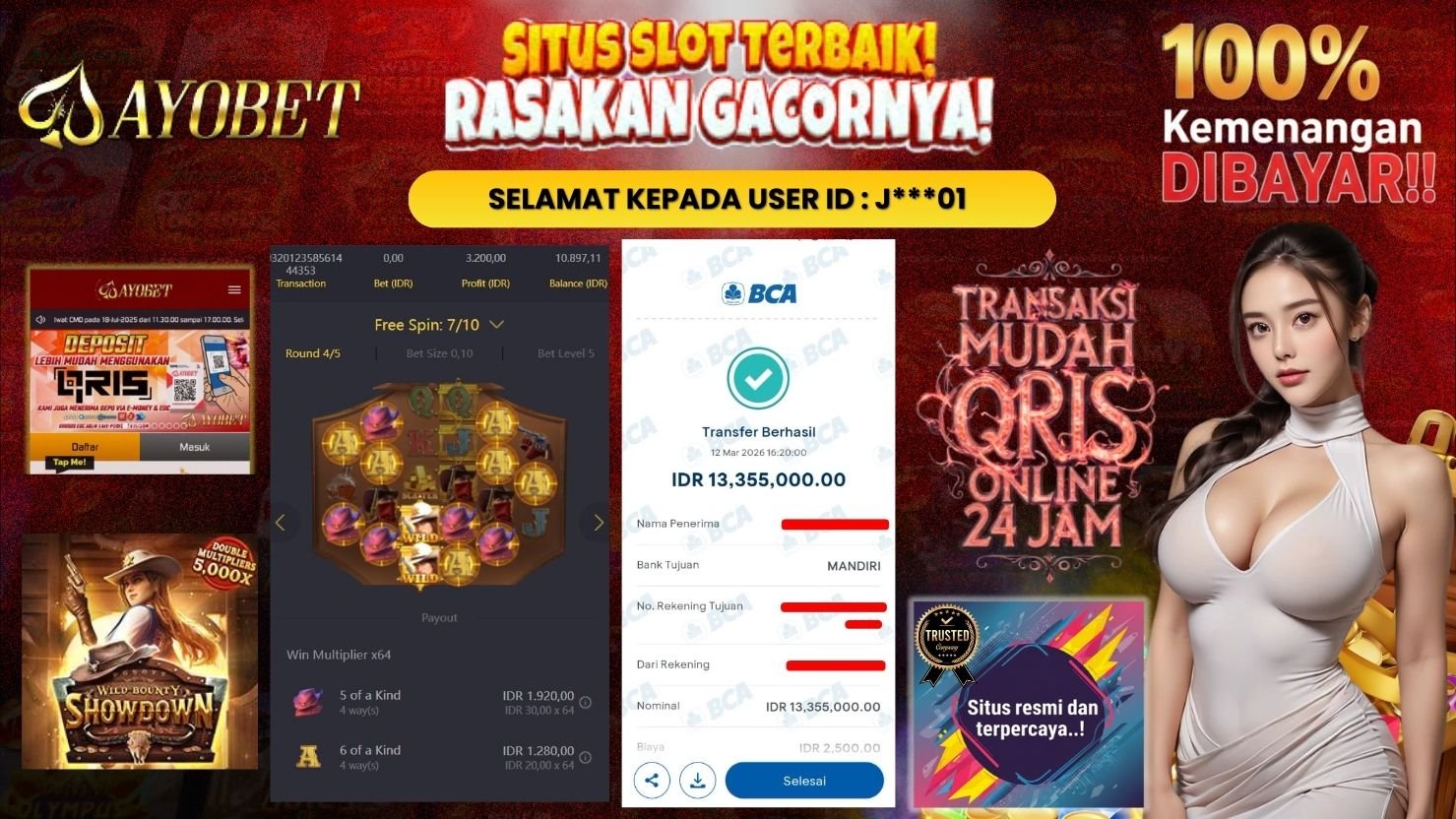 AYOBET JACKPOT SLOT WILD BOUNTY SHOWDOWN